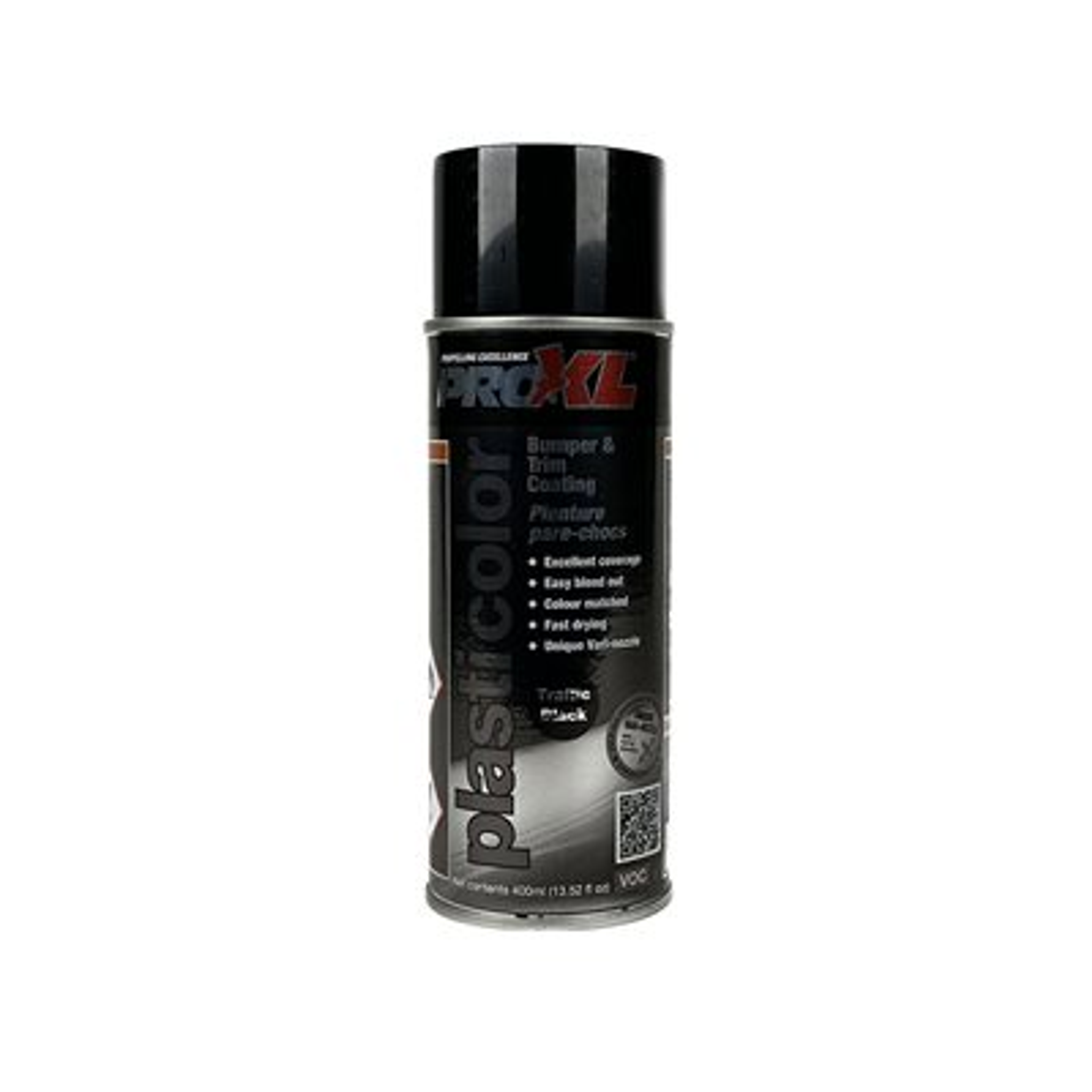 Plasticolour aérosol traffix black