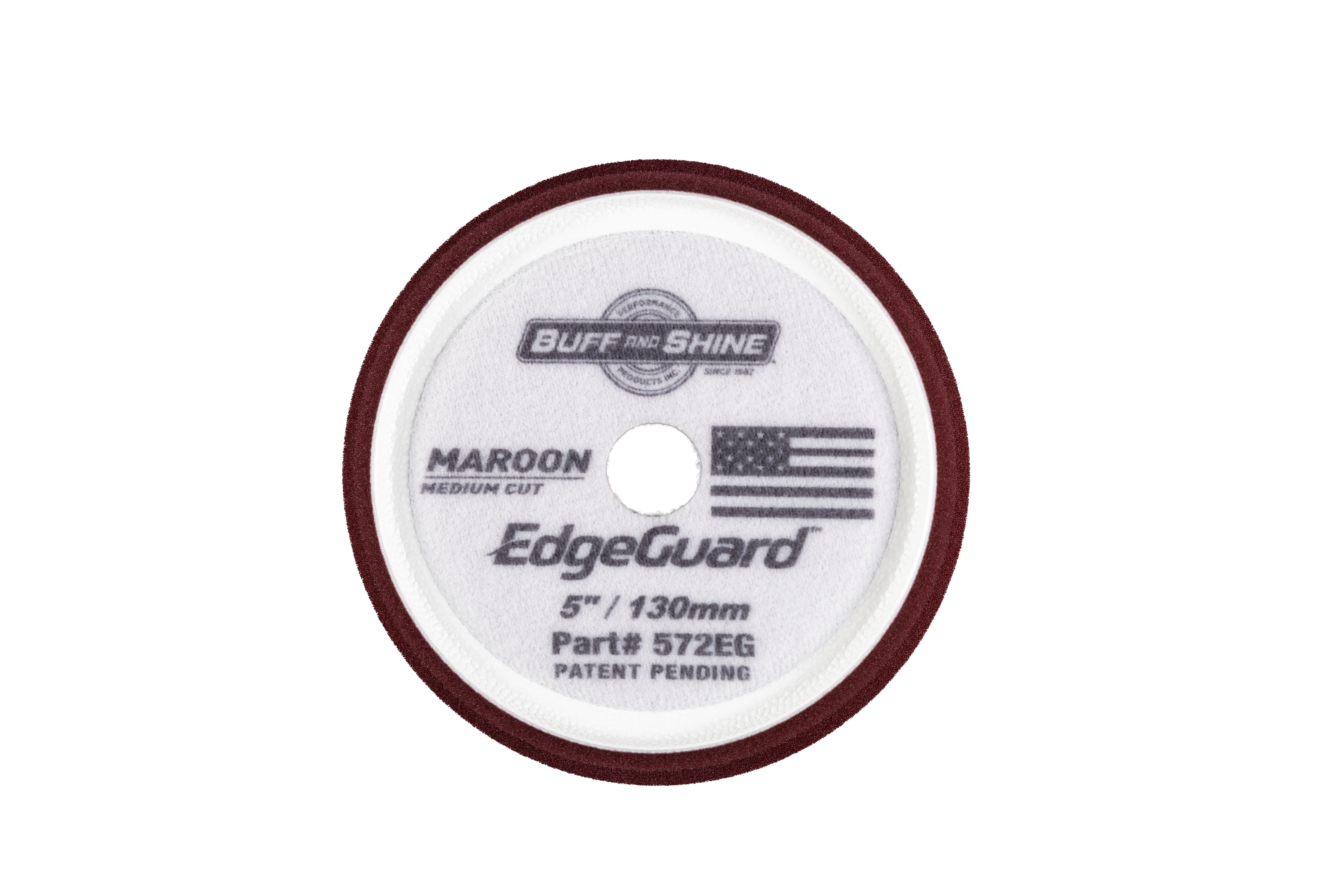 EdgeGuard pad mousse maron, 5" / 130mm (2 pack)