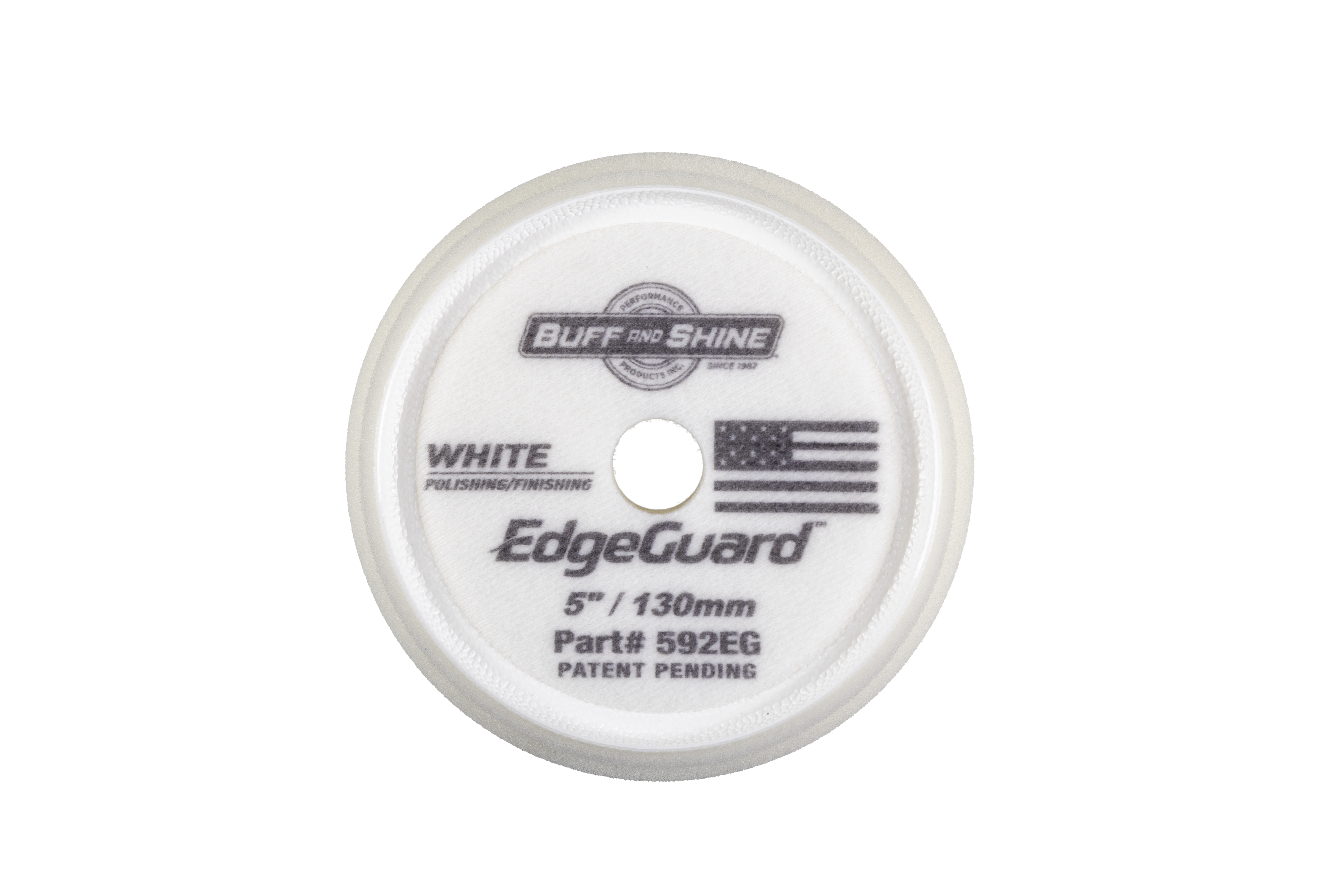 Edge Guard pad blanc finition, 5" / 130mm