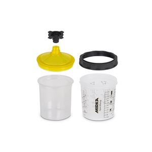 Paint Cup System 400ml, Filter Lid 190µm