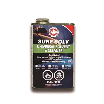 10058-SURE SOLV CLEANER-32OZ / 1L