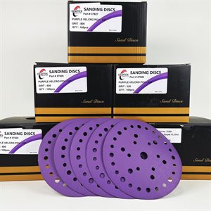  6'' Gemtex Velcro Discs Avec / Trous / 100 bt