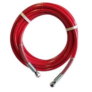 Hose red HP fibre 1 / 4 X 25'