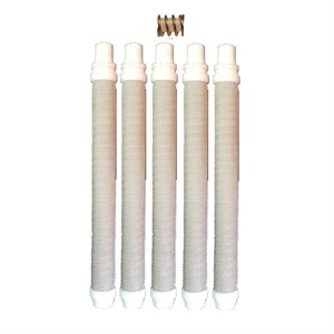 GUN FILTER KIT. WHT 5X W / SPRG