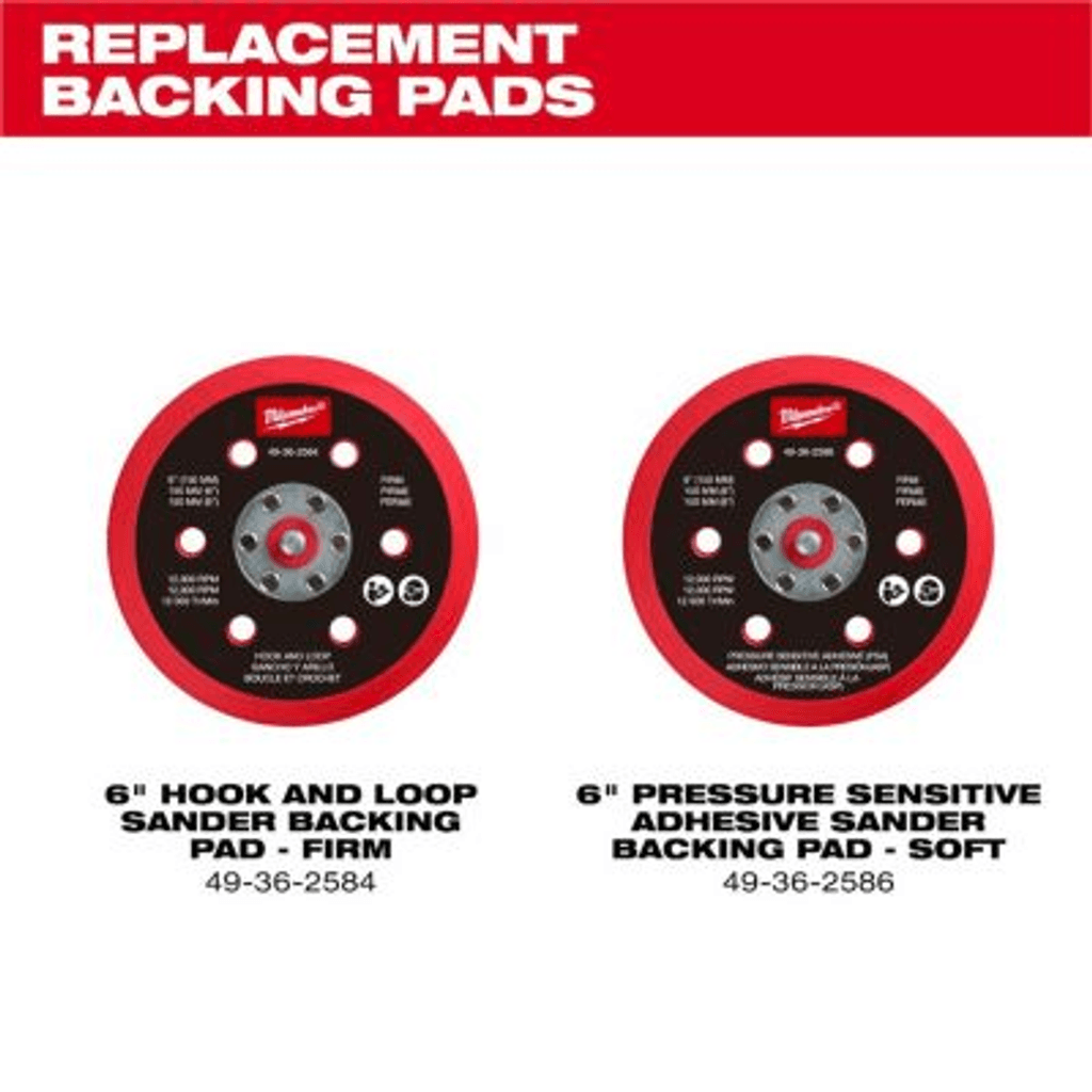 M12 fuel 6" rond sableuse 3 / 16- BT