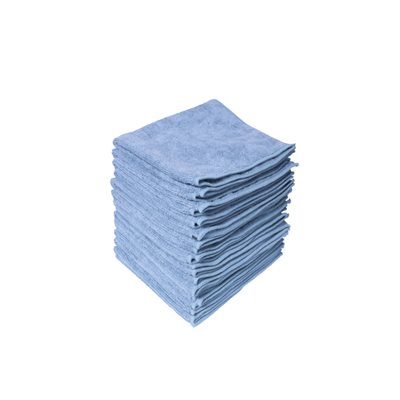 MICROFIBRE BLEU 16''X16'' PQT / 10