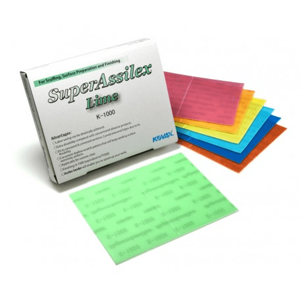 Assilex sheets - Lime, gr1000, 6.7"x5.1" (25 / pq)